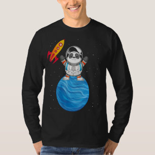 T-shirt Astronaute de Panda de voyage de l'espace animal c