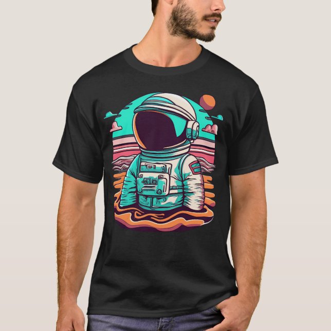 T-shirt Astronaute de Quicksand (Devant)