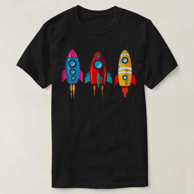 T-shirt Astronaute des Rocket Ships (Design devant)