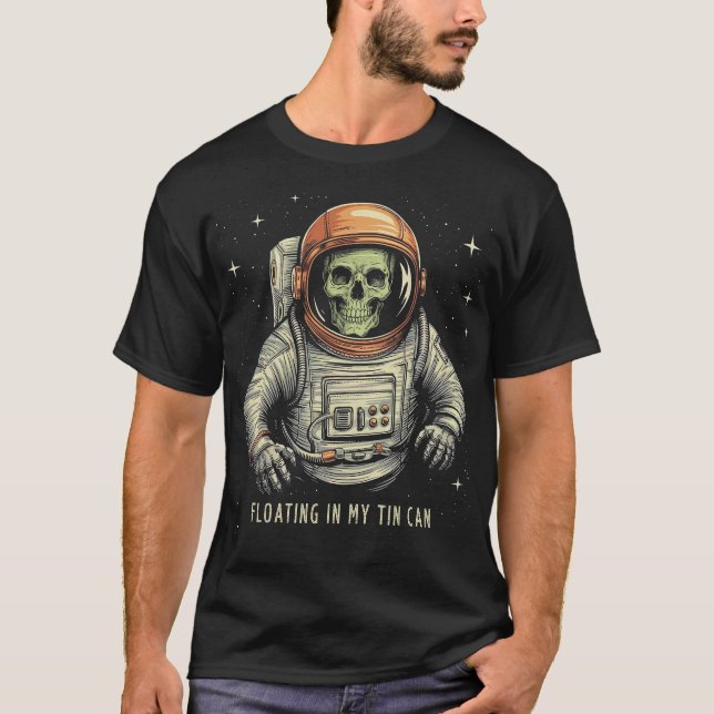 T-shirt Astronaute drôle de l'espace perdu (Devant)