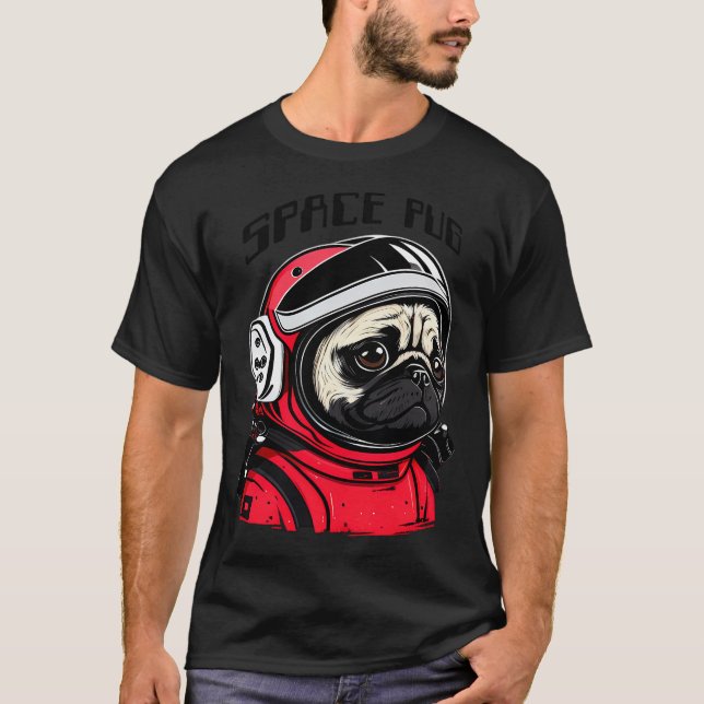 T-shirt Astronaute du Carlin spatial (Devant)