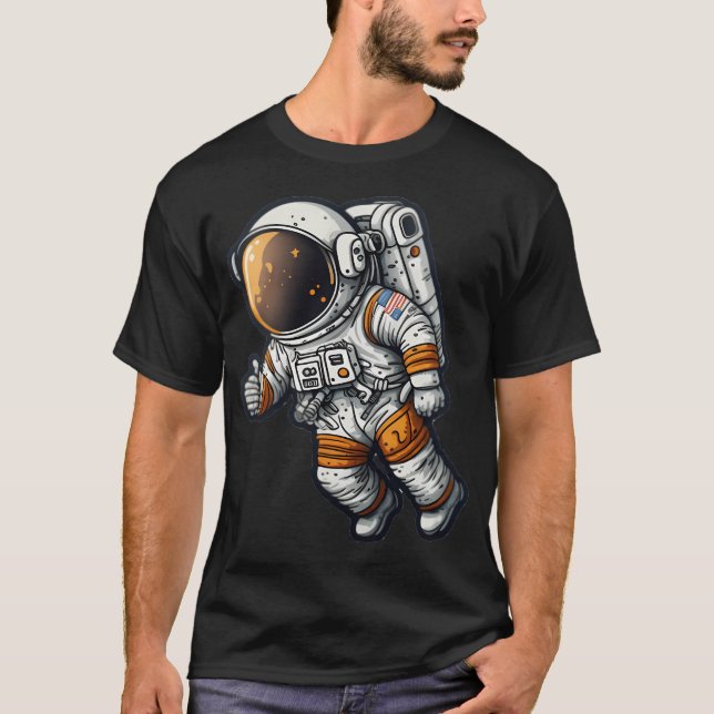 T-shirt Astronaute du dessin (Devant)