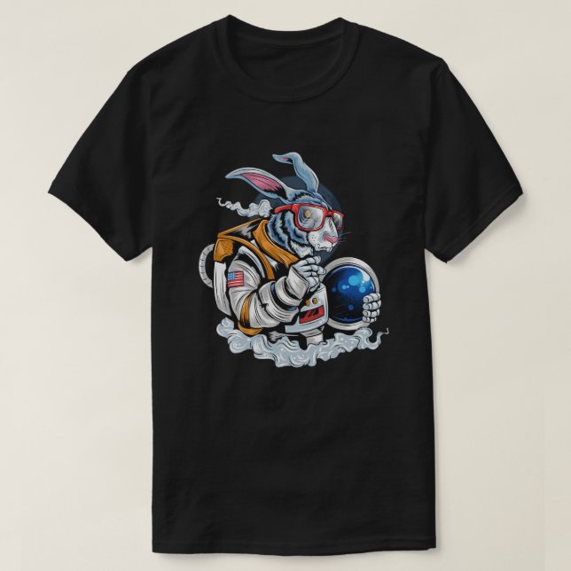 T-shirt Astronaute du lapin (Design devant)