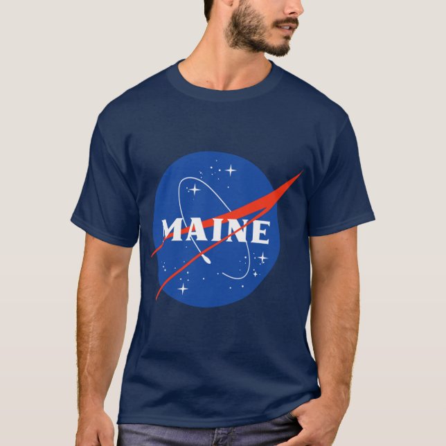 T-shirt Astronaute du Maine (Devant)