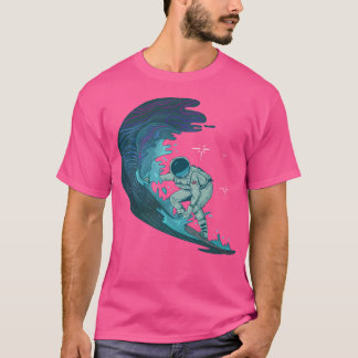 T-shirt Astronaute du surf spatial