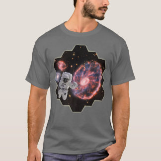 T-shirt Astronaute du télescope spatial Webb Galaxy Cartwh