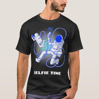 T-shirt Astronaute du temps selfie