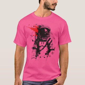 T-shirt Astronaute en art abstrait