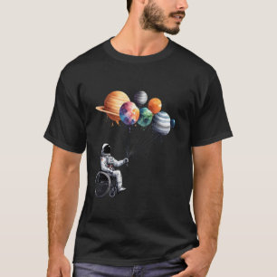 T-shirt Astronaute en fauteuil roulant Motivation Enfants 