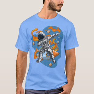 T-shirt Astronaute Espace Dabbing Spaceman Moon Mars Planè