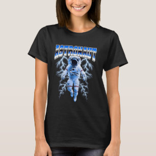 T-shirt Astronaute Espace Style Bootleg 90s