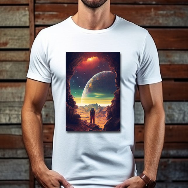 T-shirt Astronaute Espace Voyage Lune Terre (Créateur téléchargé)