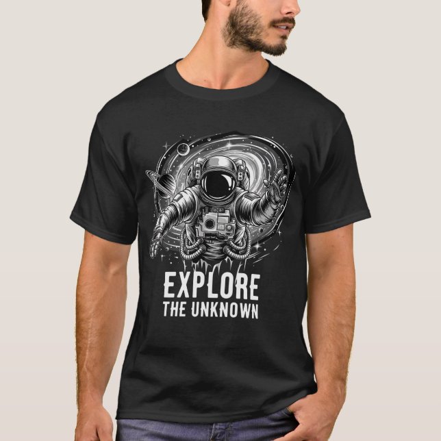 T-shirt Astronaute Explorez l'Inconnu | Gala de l' (Devant)