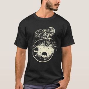 T-shirt Astronaute faisant une roue sur Mars