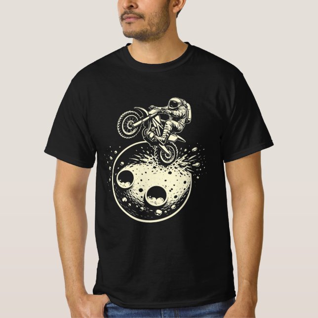 T-shirt Astronaute faisant une roue sur Mars (Devant)