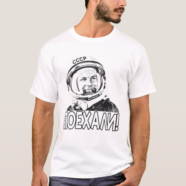 T-shirt Astronaute Gagarine URSS Russie (Devant)