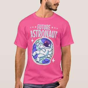 T-shirt Astronaute Jeune Enfants Scientifiques Avenir De L
