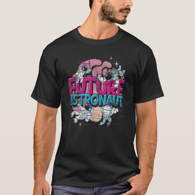 T-shirt Astronaute junior - Science spatiale Galaxie Aveni (Devant)
