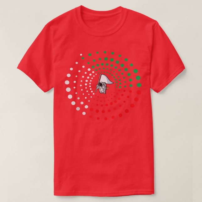 T-shirt astronaute MEN Gif Idea (Design devant)