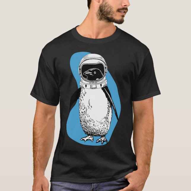 T-shirt Astronaute-Penguin (Devant)