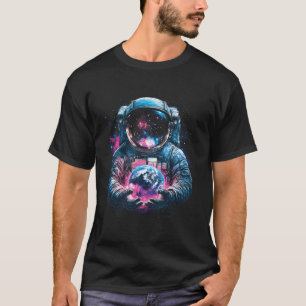 T-shirt Astronaute Planète Terre Espace Galaxie Univers