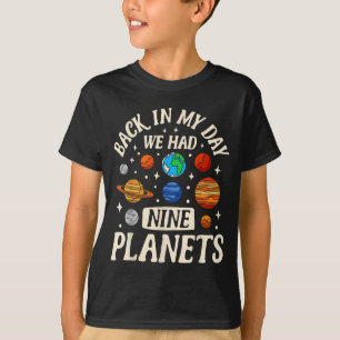 T-shirt Astronaute Retour À Mon Époque Nous Avions Neuf Pl