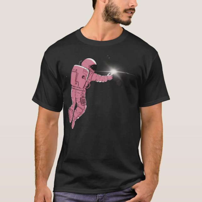 T-shirt Astronaute rose (Devant)