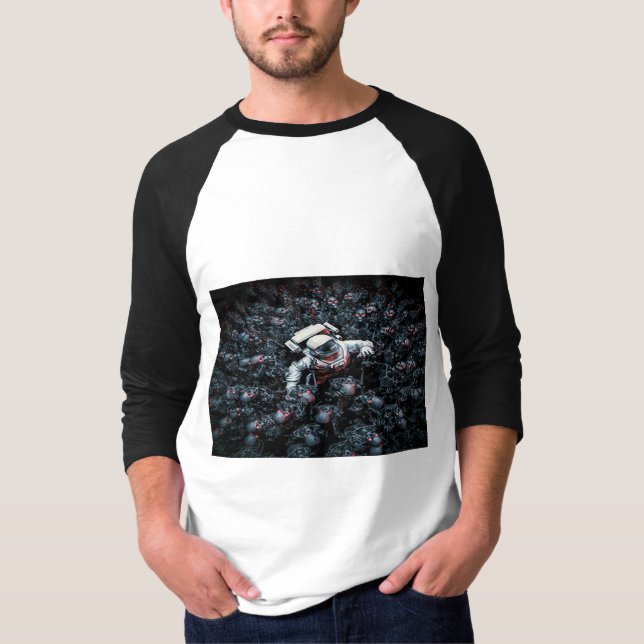 T-shirt Astronaute / Skull (Devant)