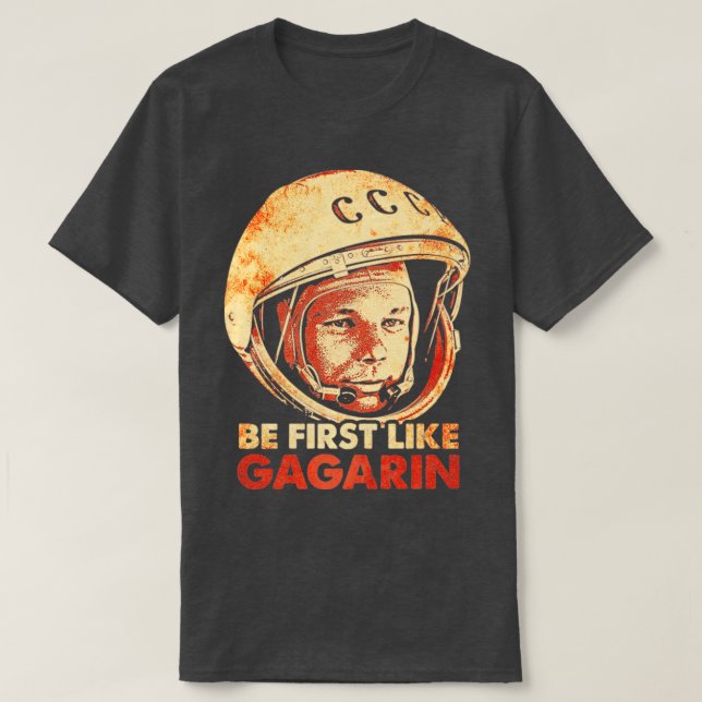 T-shirt Astronaute soviétique Youri Gagarine12 (Design devant)