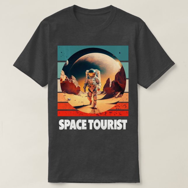 T-shirt Astronaute spatial de l'espace extra-atmosphérique (Design devant)