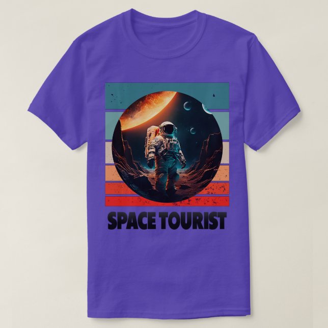 T-shirt Astronaute spatial de l'espace extra-atmosphérique (Design devant)