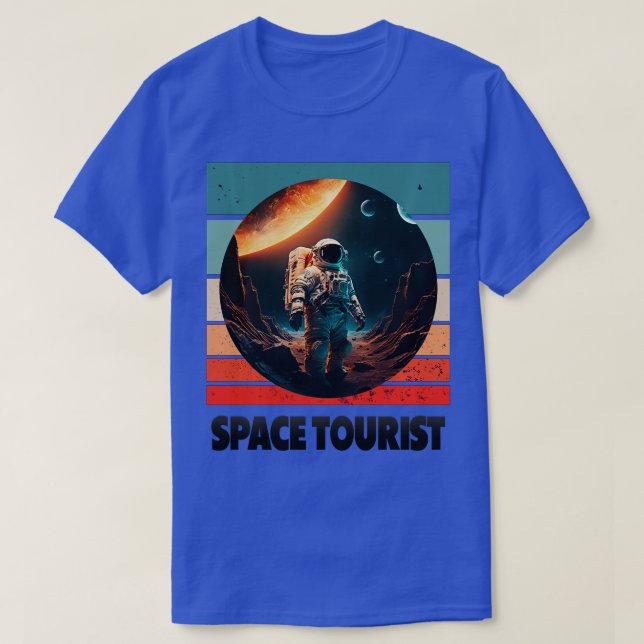 T-shirt Astronaute spatial de l'espace extra-atmosphérique (Design devant)