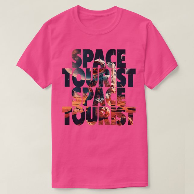 T-shirt Astronaute spatial de l'espace extra-atmosphérique (Design devant)