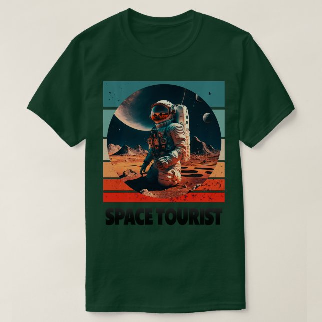 T-shirt Astronaute spatial de l'espace extra-atmosphérique (Design devant)