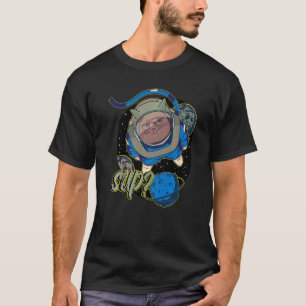 T-shirt Astronaute Spatial Félin