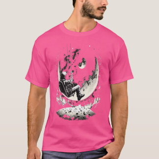 T-shirt Astronaute spatial Lune Star Spaceman Astronomie