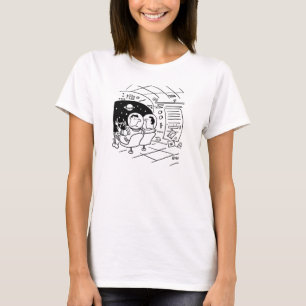 T-shirt Astronaute surpris de recevoir du courrier. Bateau