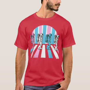 T-shirt Astronaute transgenre LGBT-Q Space man Moon Trans