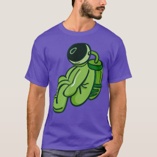 T-shirt Astronaute vert ASTRO NAUT