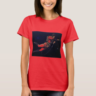 T-shirt Astronaute vintage de science-fiction dans l'espac