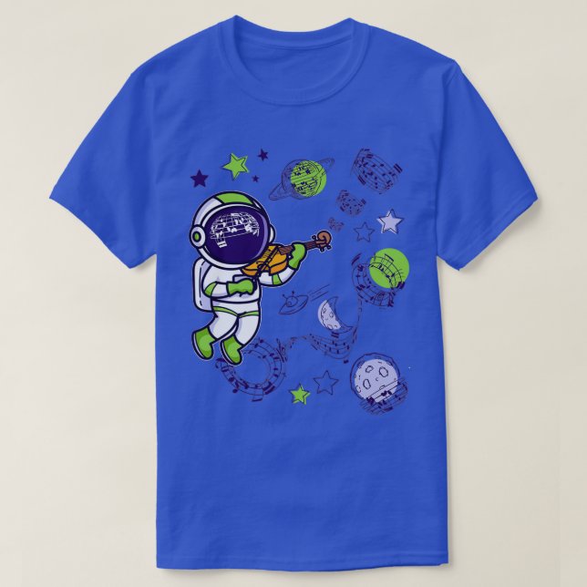 T-shirt Astronaute violoniste (Design devant)