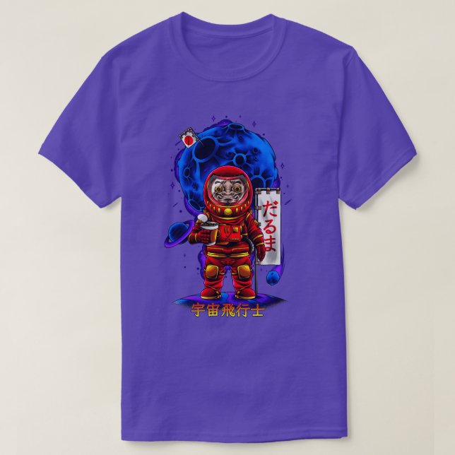 T-shirt astronaute x daruma (Design devant)