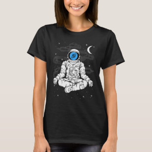 T-shirt Astronaute Yoga Hélium Hnt Coin To The Moon Crypto