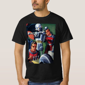 T-shirt Astronautes de la science-fiction vintage réparant