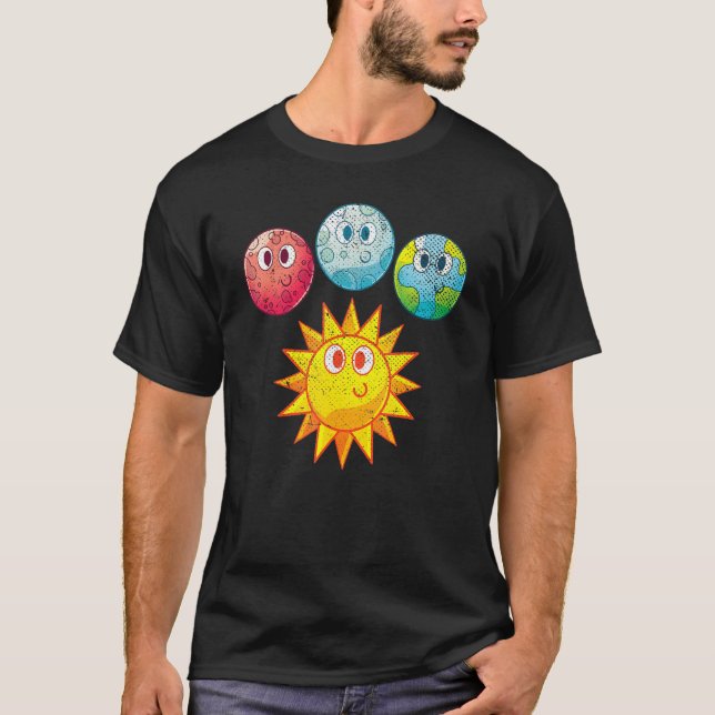 T-shirt Astronome astronome Galaxy Cute Pla (Devant)