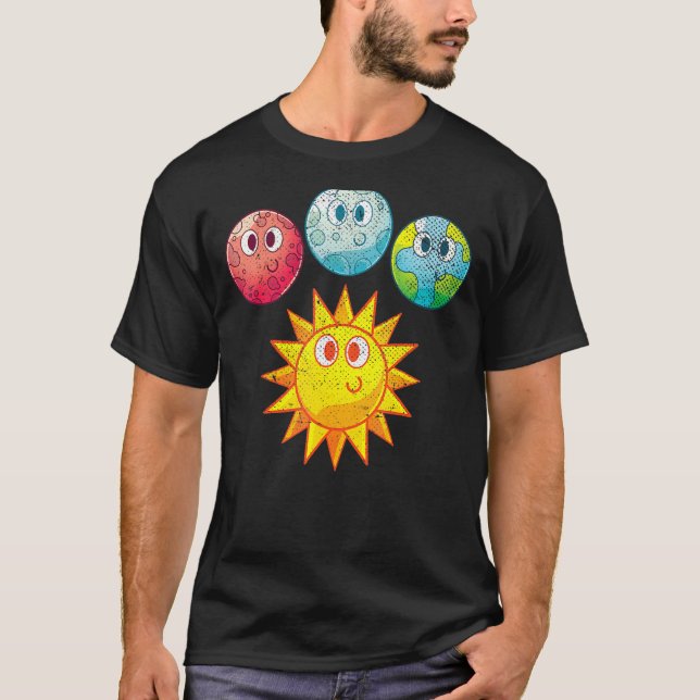 T-shirt Astronome astronome Galaxy Cute Pla (Devant)