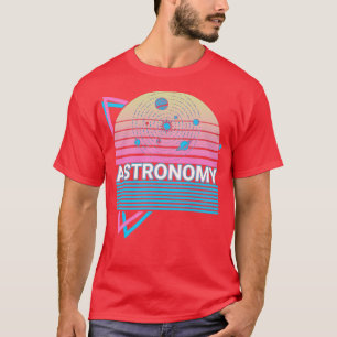 T-shirt Astronome Astronome système solaire cadeau