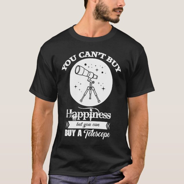 T-shirt Astronome Astronomie télescope spatial (Devant)