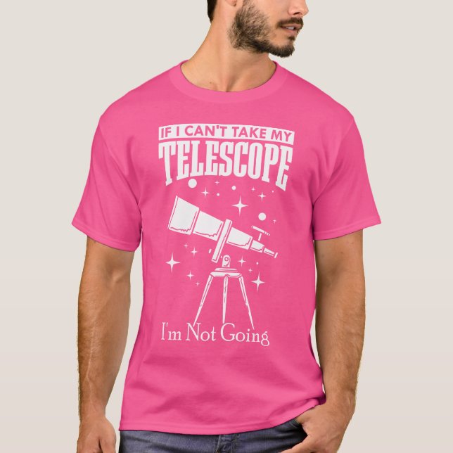 T-shirt Astronome Astronomie télescope spatial (Devant)