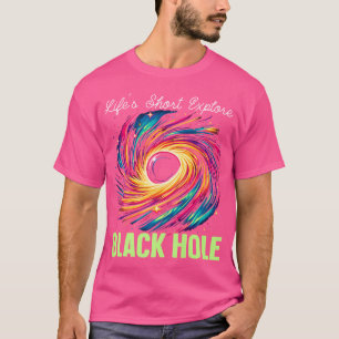 T-shirt Astronome de l'univers spatial à trous noirs